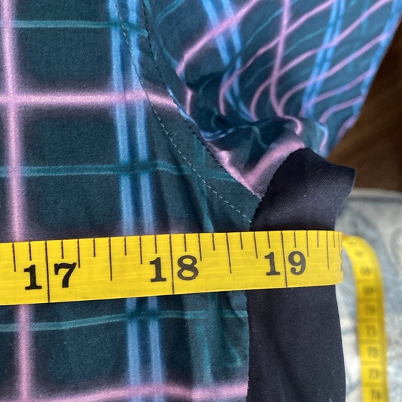 Pre❤️ Kenzo Paris Slim Fit Button Down Retro/Geometric Shirt - size 39 ( 15 1/4) - Picture 10 of 11